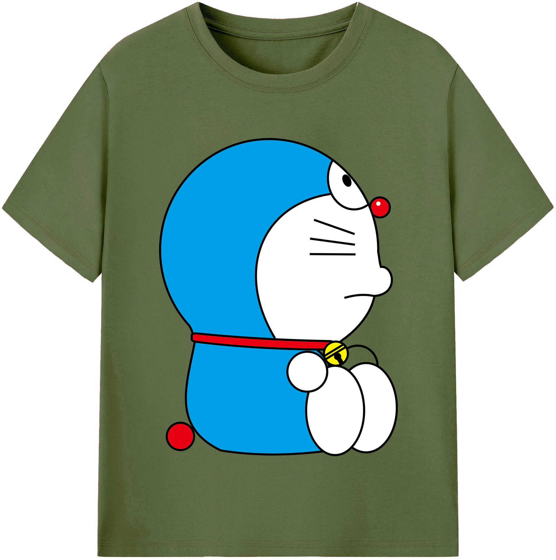 （画像用） ドラえもん Doraemon 綿100％半袖Tシャツ（フロントプリント）
